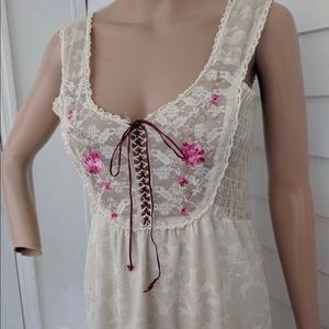 COPY - Authentic vintage 1970s sheer maxi dress